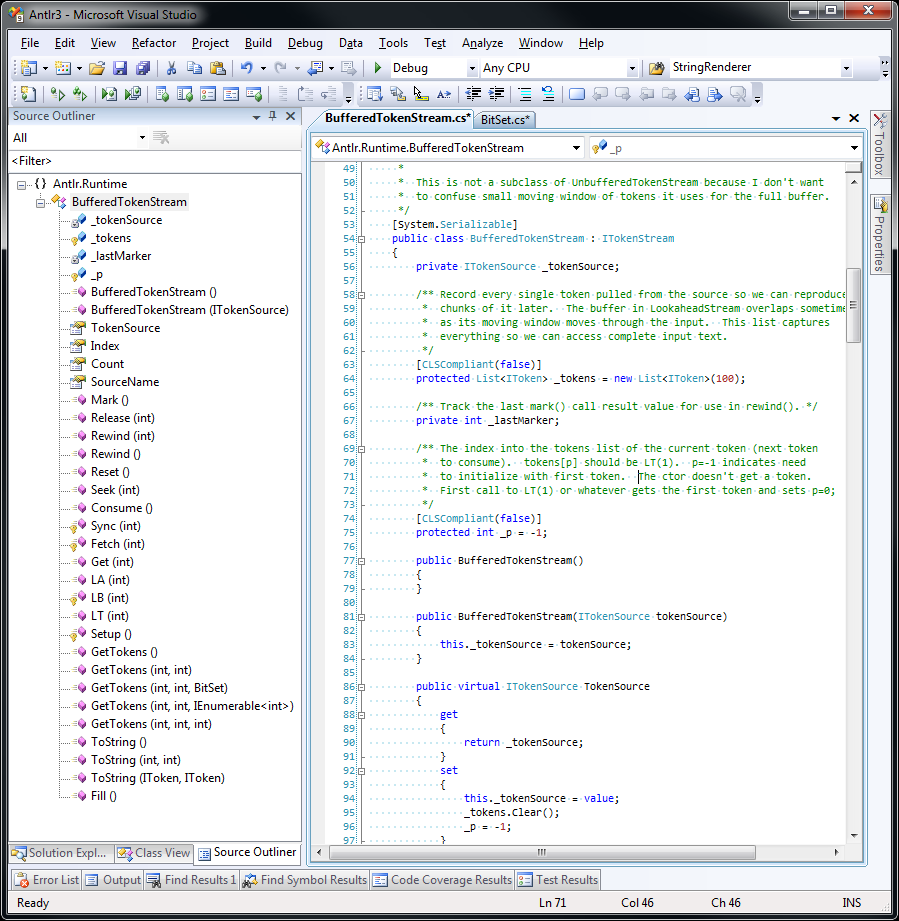 Source Code Outliner Power Toy